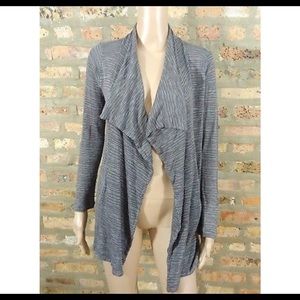Anthropologie Splendid Gray Ribbed Cardigan